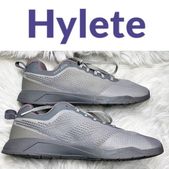 HYLETE CIRCUIT II Cross Training Sneakers 4MM Insole Gray Knit Vibram Sole Men 9 - Picture 5 of 15